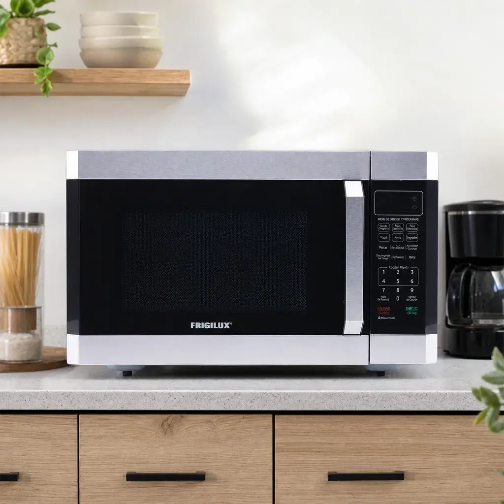 Horno Microondas De Acero Inoxidable 45L 55x48x32,7Cm 1100W Frigilux (1)_resultado.webp
