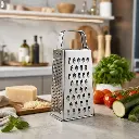 Rallador Multiusos Con 4 Caras De Acero Inoxidable 20,5x7,5x5Cm Kitchen Mate_resultado.webp