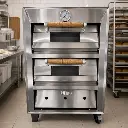 Horno Panadero A Gas Con Reloj De Acero Inoxidable 2 Cámaras 100x66x80Cm Malper (1)_resultado.webp
