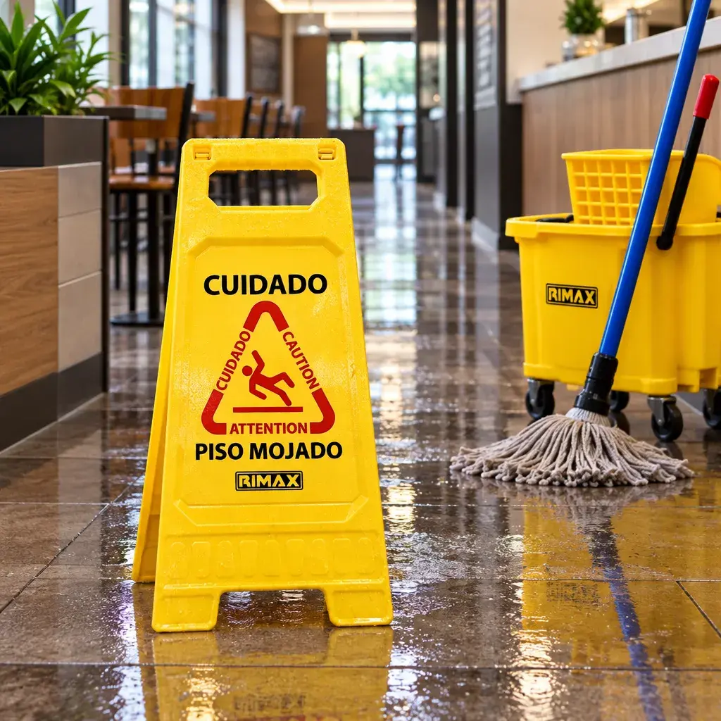 Señal De Precaución De Plástico 20x30x60Cm Rimax_resultado.webp