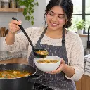 Cucharon De Nylon Negro 31Cm Smart Cook (1)_resultado.webp