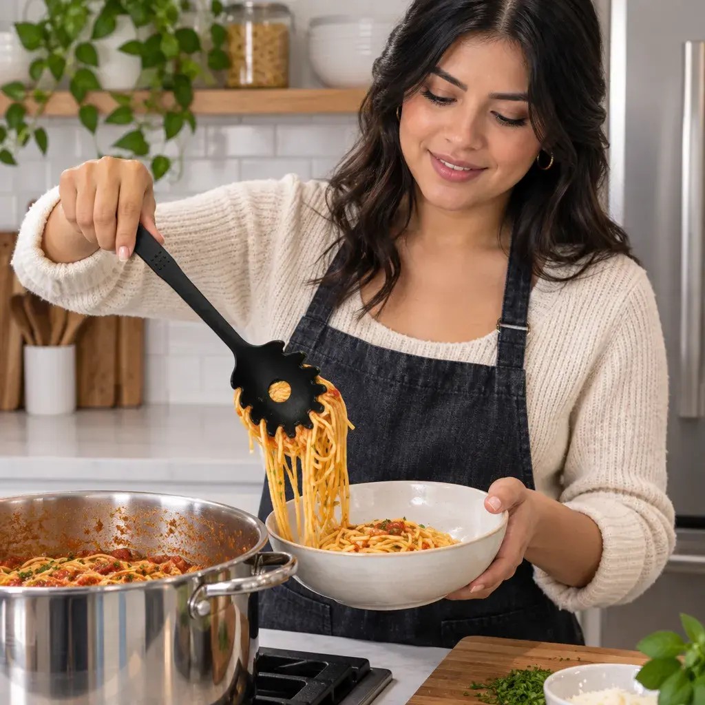 Servidor De Pasta En Nylon Negro 30Cm Smart Cook (1)_resultado.webp