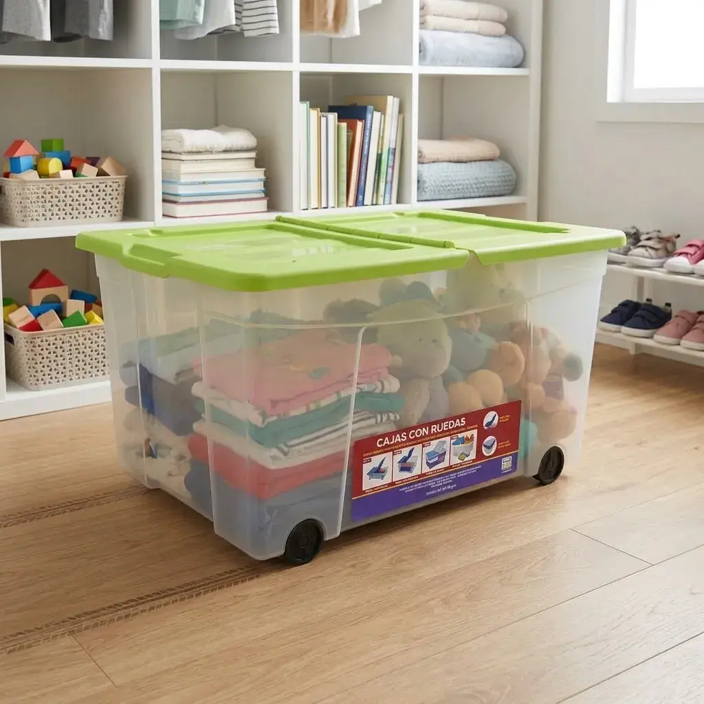Caja Organizadora De Plástico Con Ruedas 120 L Alfa Hogar (2)_resultado.webp