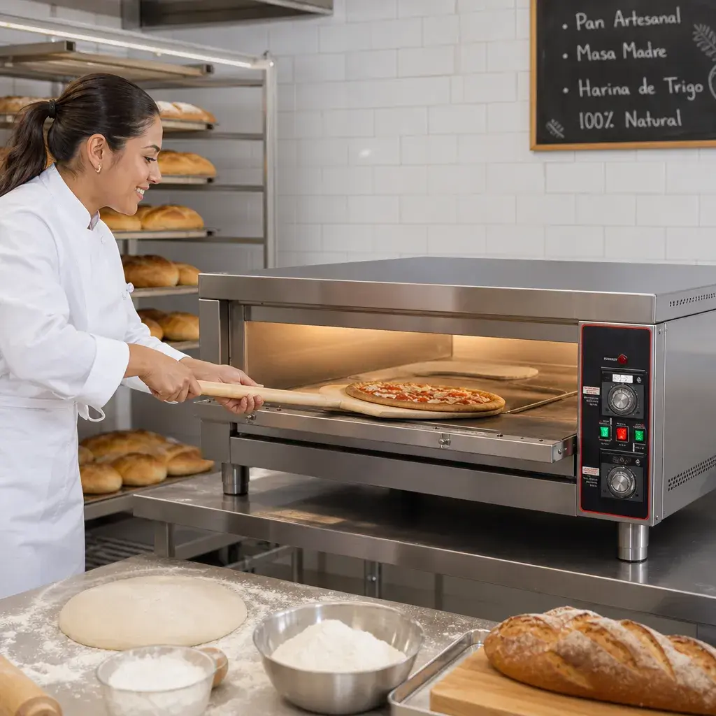 Horno Eléctrico Para Pizza De Acero Inoxidable 59x120x80 Cm 220 V Iboia (1)_resultado.webp