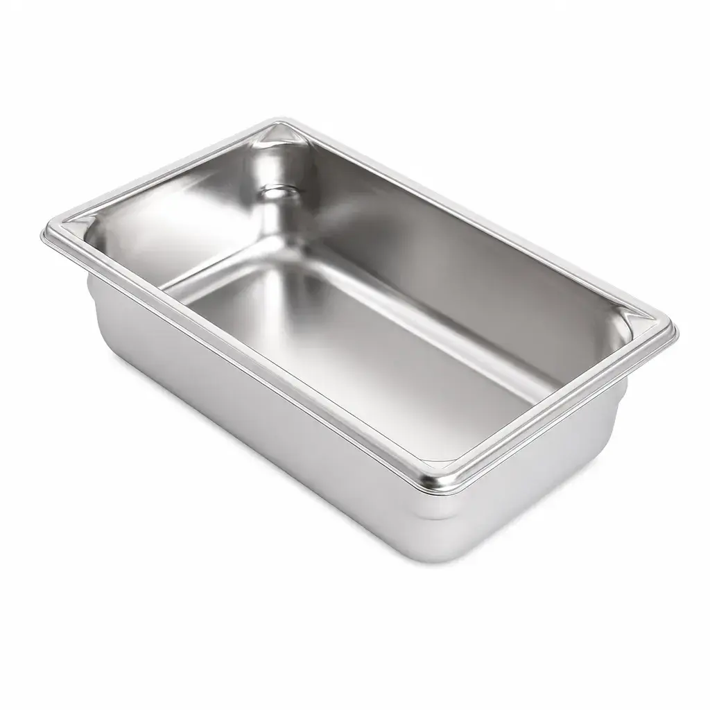 Bandeja Gastronomica De 1/2 En Acero Inoxidable De 32X26X10 Cm Contihome