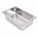 Bandeja Gastronomica De 1/4 En Acero Inoxidable De 26X16X10 Cm Contihome