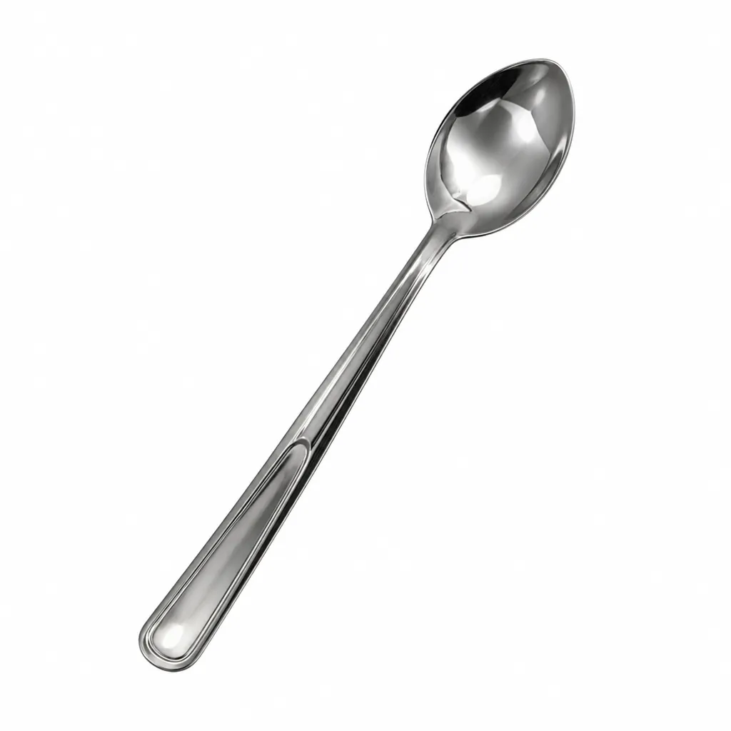 Cuchara Lisa Enteriza De Acero Inoxidable 38,1 Cm Di Vitto