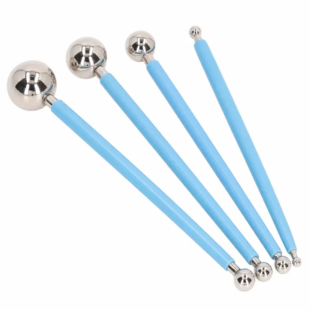 Set de Estecas, Bolillos Metálicos para Repostería y Masa Flexible