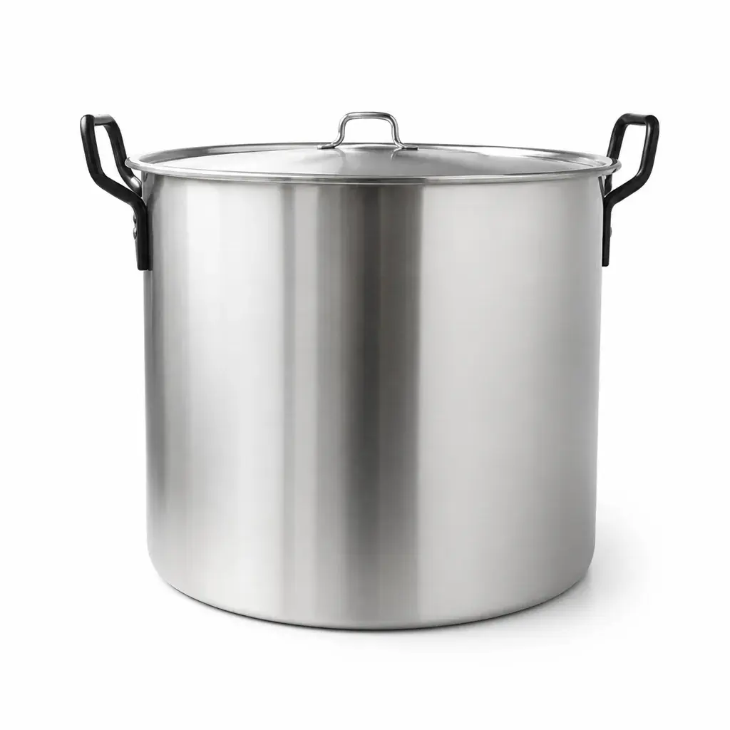 Olla Sancochera Con Tapa De Aluminio 80 L