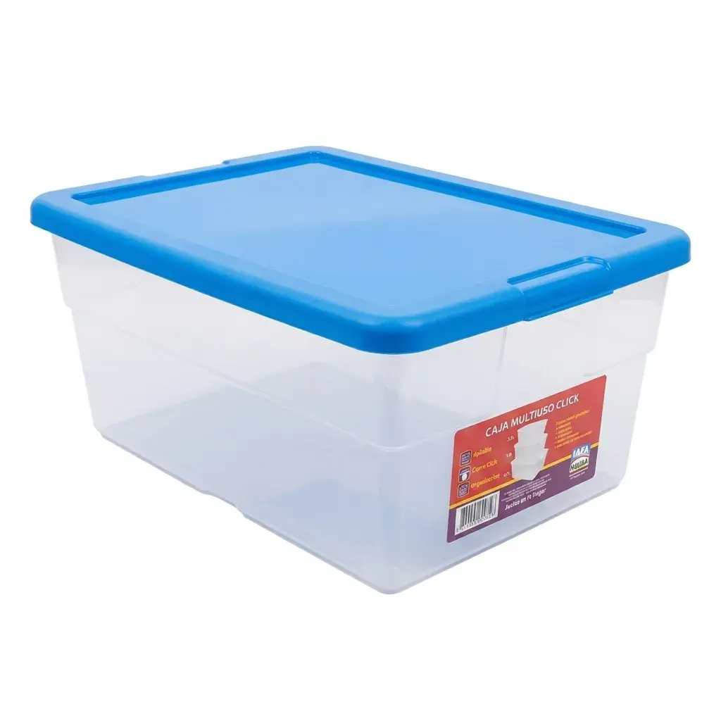 Contenedor Multiuso De Plástico 20 L 45x32x20 Cm Alfa Hogar