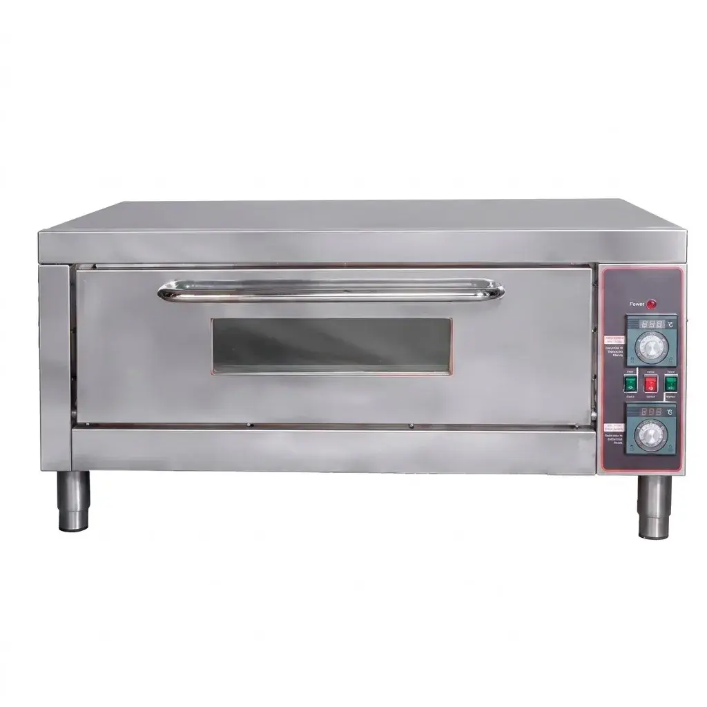 Horno Eléctrico Para Pizza De Acero Inoxidable 59x120x80 Cm 220 V Iboia