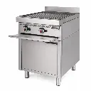 Parrillera Grill A Gas De Acero Inoxidable 85x61x87 Cm Con Base y Gabinete Iboia