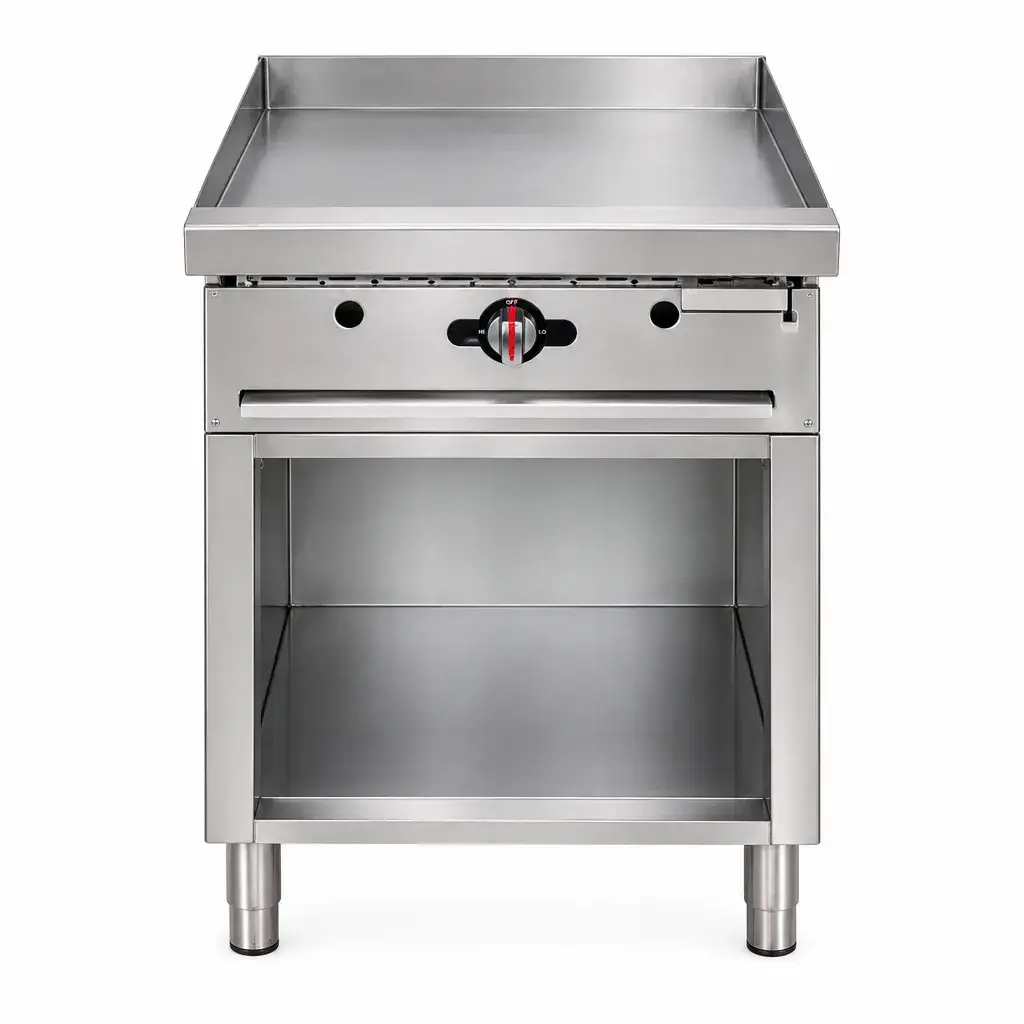 Plancha A Gas De Acero Inoxidable Con Base 85,8x61x87 Cm Iboia