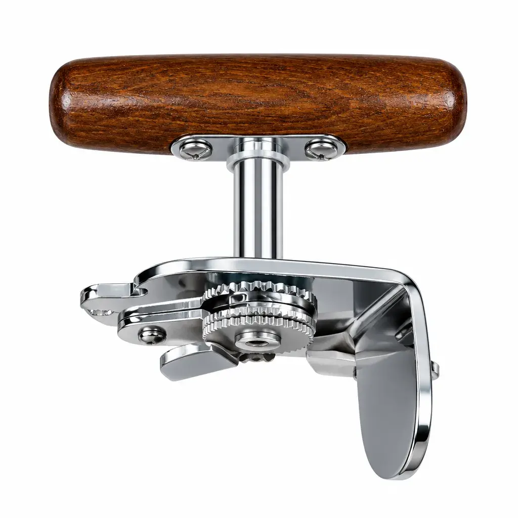 Abrelatas Manual En Acero Inoxidable Con Mango De Madera Millennium3 Coltellerie Paolucci  