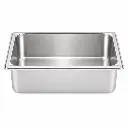 Bandeja Gastronómica De 1/4 En Acero Inoxidable De 26x16x10 Cm Contihome