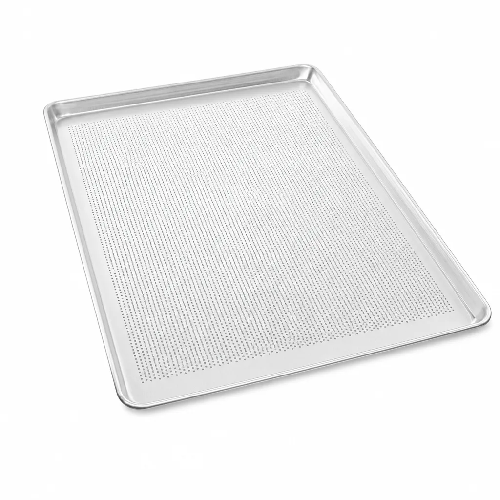 Bandeja Panadera Perforada De Aluminio 65X45 Cm  Alumware