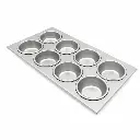 Bandeja Para Ponqué De Aluminio 8 Cavidades Alumware