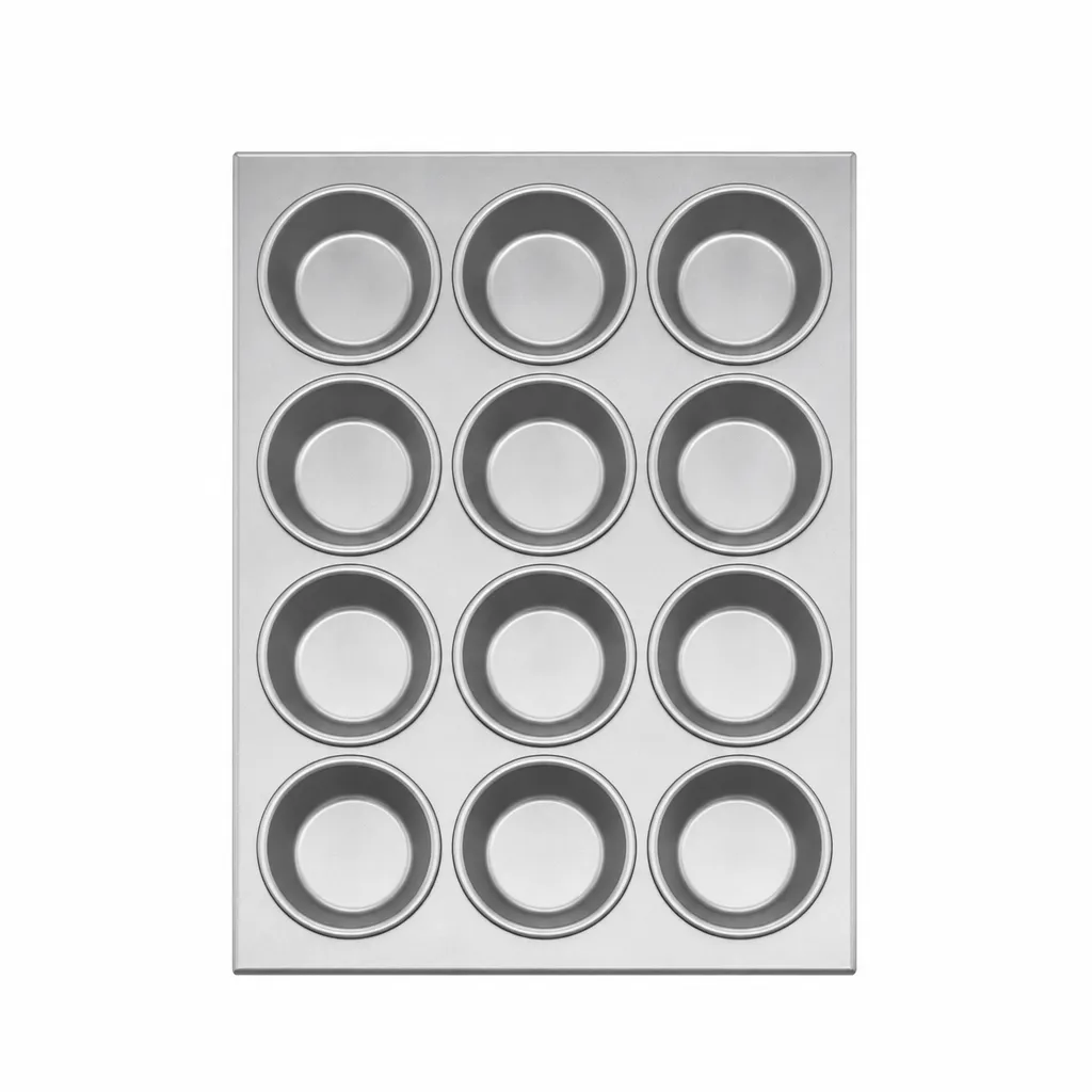 Bandeja Para Ponqué De Aluminio 12 Cavidades Alumware
