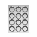 Bandeja Para Ponqué De Aluminio 12 Cavidades Alumware
