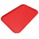 Bandeja Plástica De Fibra Roja Rectangular 44X34 Cm Alfa Hogar