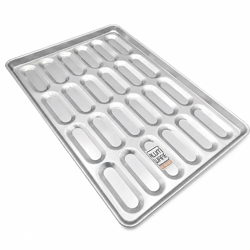 Bandeja Para Perros Calientes De Aluminio 65X45 Cm Alumware