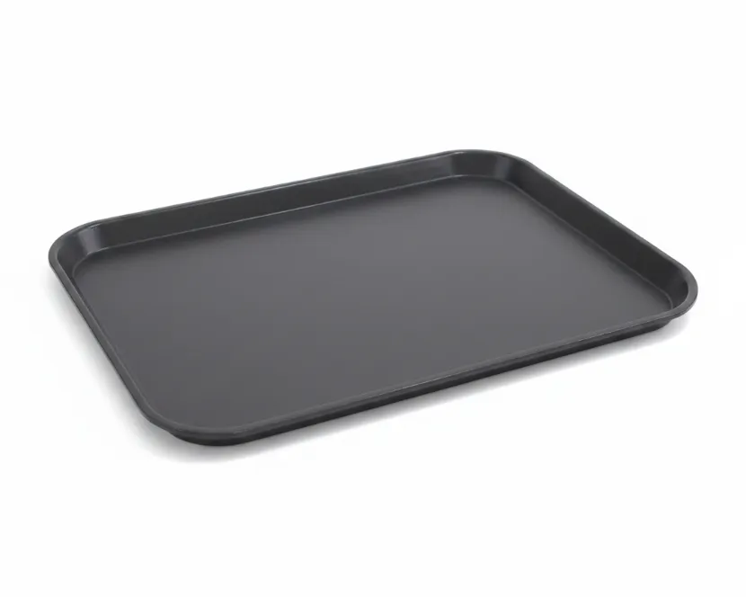 BANDEJA NEGRA EN ACERO INOXIDABLE DE 66X46 CM UNOX