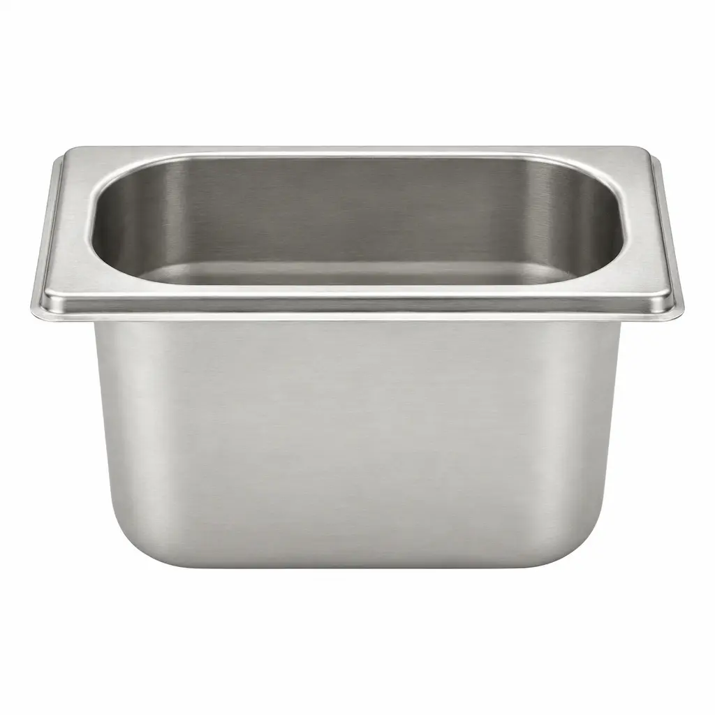 Bandeja Gastronómica De 1/9 En Acero Inoxidable De 18x11x10 Cm Contihome