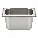 Bandeja Gastronómica De 1/9 En Acero Inoxidable De 18x11x10 Cm Contihome