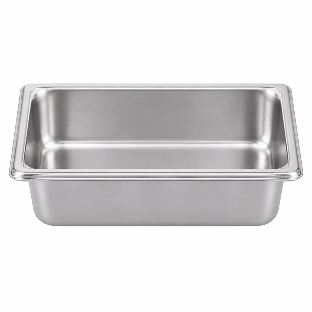 Bandeja Gastronómica De 1/9 En Acero Inoxidable De 18x11x6,5 Cm Contihome