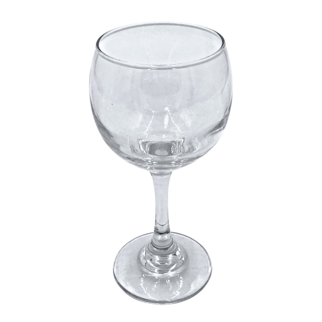 COPA PARA VINO BLANCO DE VIDRIO 8X17 CENTIMETROS MARCA CRISTAR
