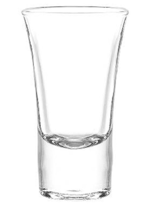 COPA LORD AGUARDIENTE DE VIDRIO 1 75 ONZAS 9X5 CENTIMETROS MARCA CRISTAR