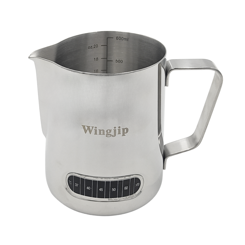 JARRA TERMOMETRO CON MEDIDA 20 ONZAS MARCA WINGJIP