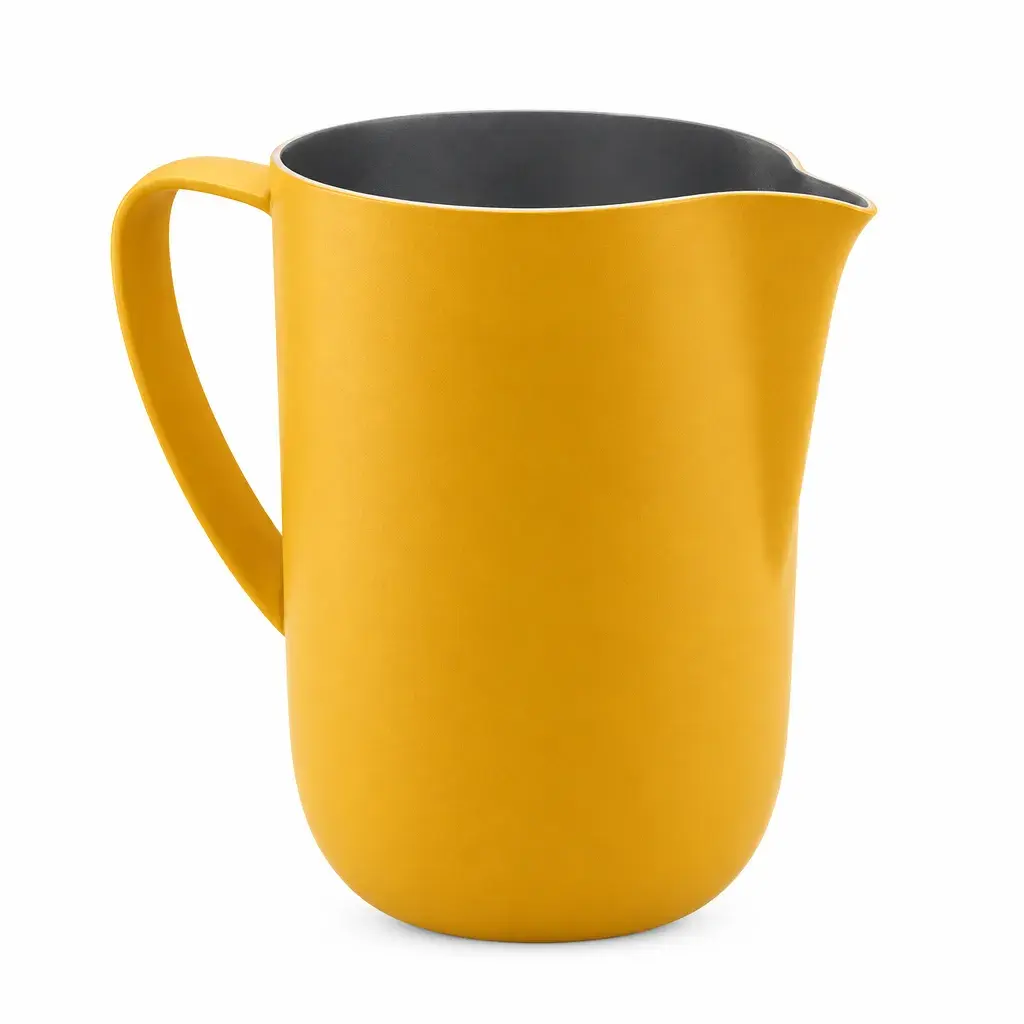 Jarra Pitcher Amarilla Acero Inoxidable 590Ml 20Oz Diano