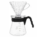 Cafetera Modelo V60 De Vidrio 700Ml 13,5x12,5Cm Hario