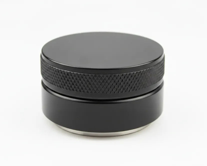 NIVELADOR DE CAFÉ DE ACERO INOXIDABLE Y ALUMINIO NEGRO 58MM APEXSTONE