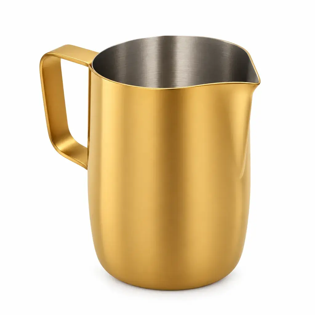 Jarra Pitcher Dorada Acero Inoxidable 410Ml 14Oz Diano