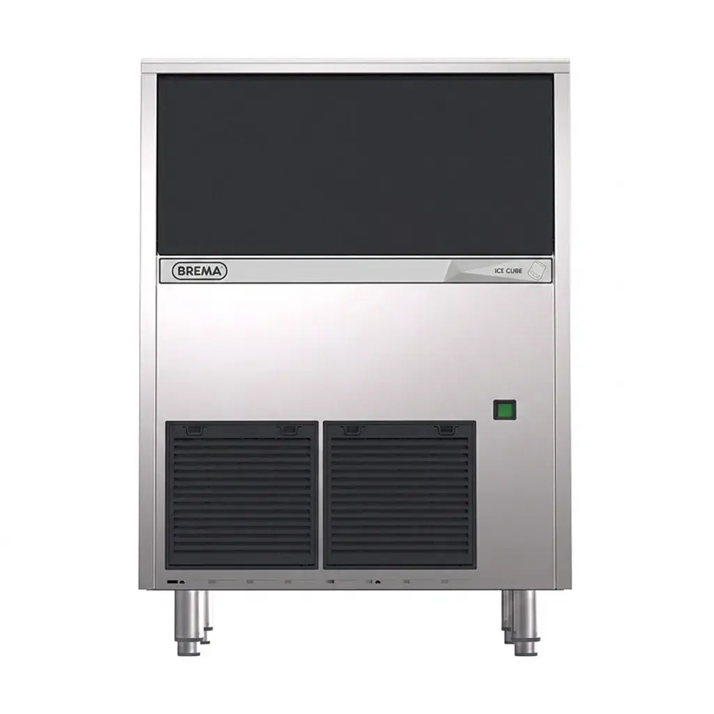 Fabricador De Hielo En Cubos De Acero Inoxidable 92x74x60Cm 80Kg 220V Brema