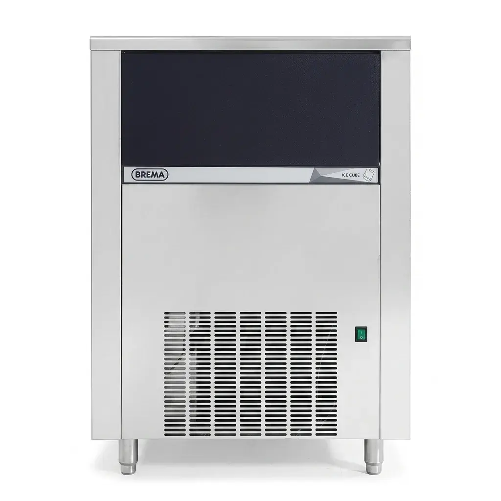 Fabricador De Hielo En Cubos De Acero Inoxidable 108x84x74Cm 155Kg 220V Brema