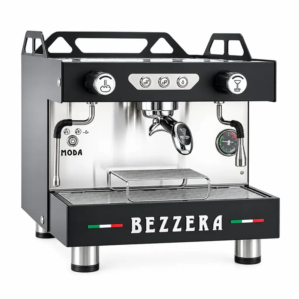Máquina De Café Espresso Moda En Acero Inoxidable 1 Grupo 220V Bezzera