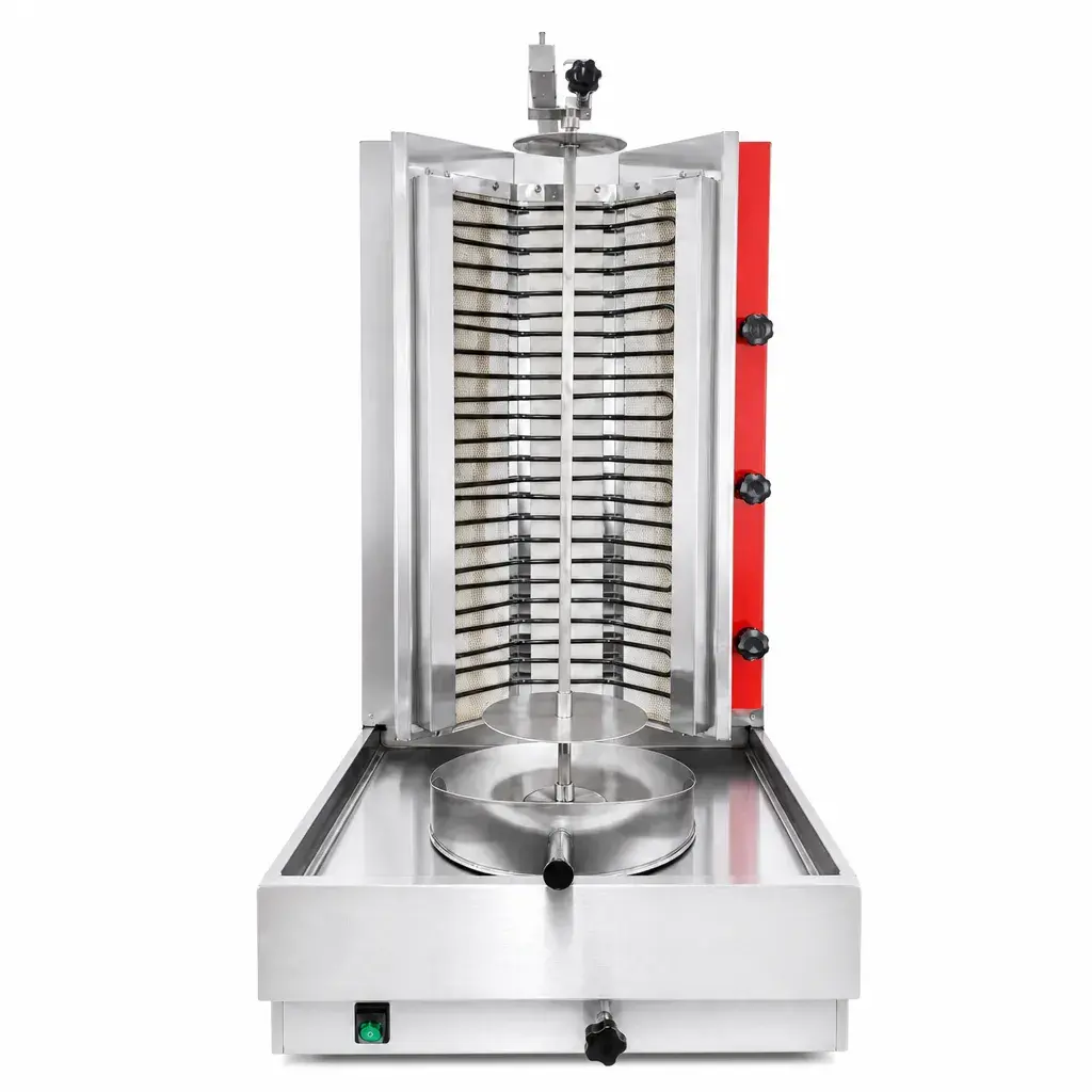 Shawarmera Eléctrica Industrial De Acero Inoxidable 220V Iboia