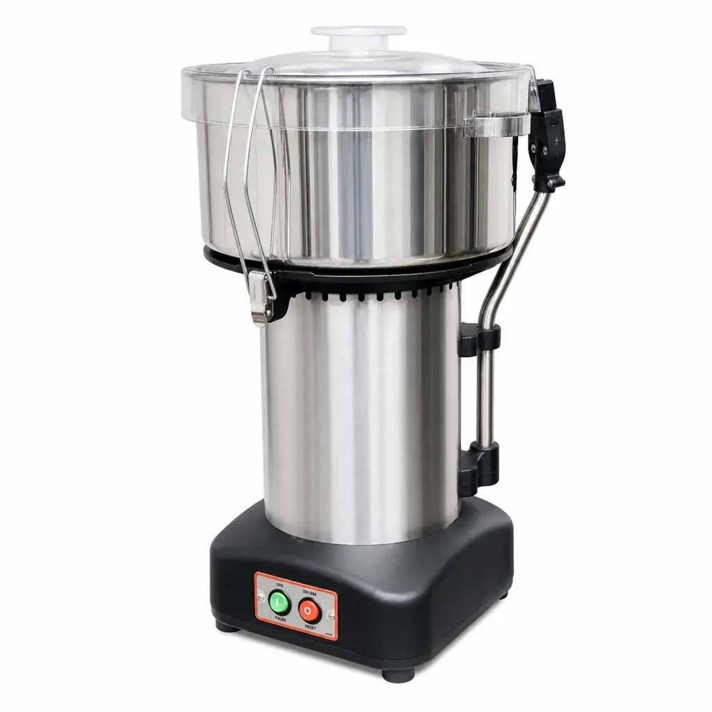 Cutter Con Brazo Agitador De Acero Inoxidable 52 X 33 X 33 Cm 8 L Senzani