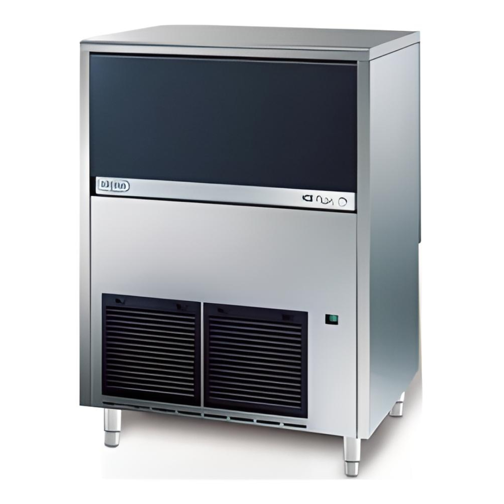 Fabricador De Hielo Cubos De Acero Inoxidable 102 X 74 X 60 Cm 90Kg 220V Brema