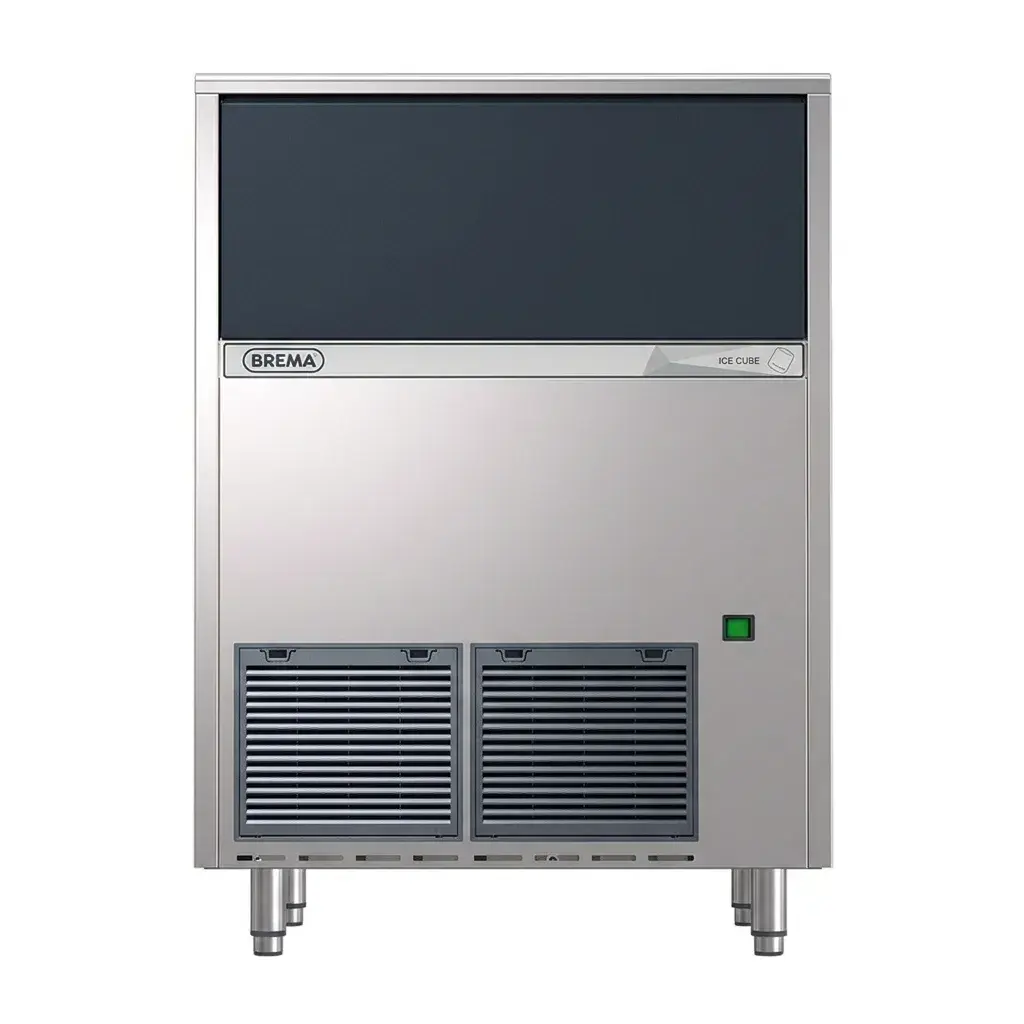 Fabricador De Hielo En Cubos De Acero Inoxidable 102x74x60Cm 90Kg 220V Brema
