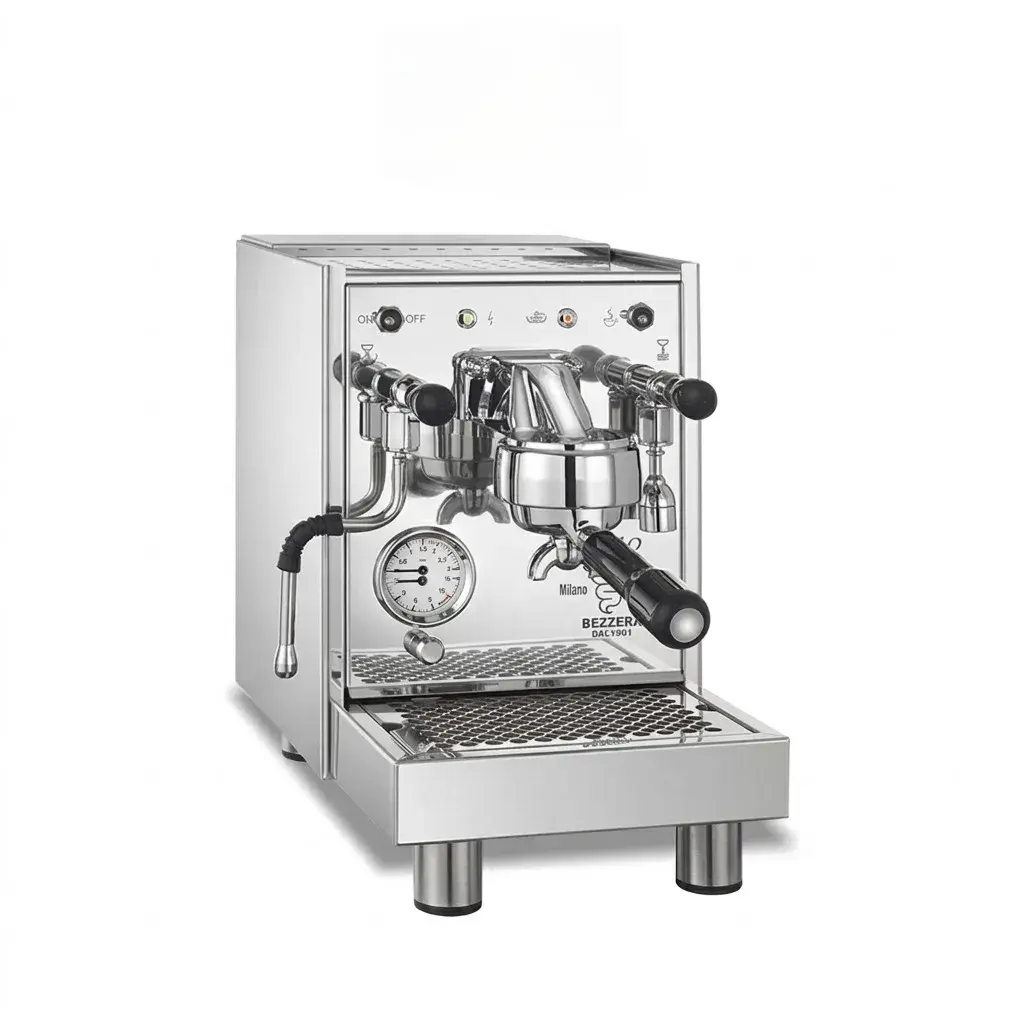 Máquina De Café Espresso Profesional En Acero Inoxidable 1 Grupo 110V Bezzera