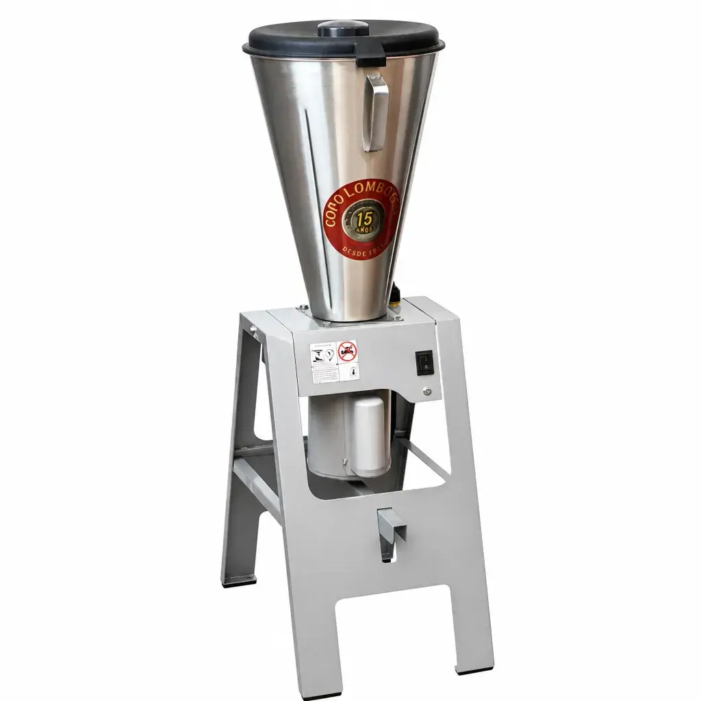 Licuadora Industrial Basculante De Acero Inoxidable 15L 1.5Hp Senzani