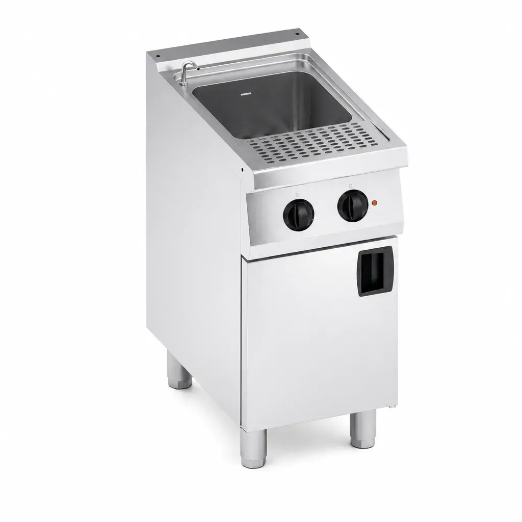 Cuocipasta Eléctrico De 1 Cubeta De Lujo En Acero Inoxidable 220 V Senzani