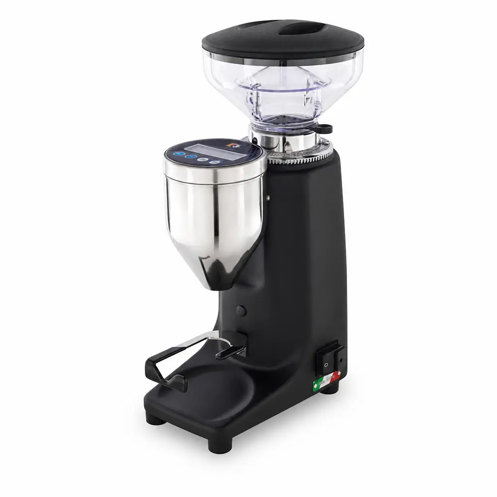 Molino De Café Profesional Electronic De Aluminio Fundido 3.5 Kg 17,5x29x56 Cm Quamar Senzani