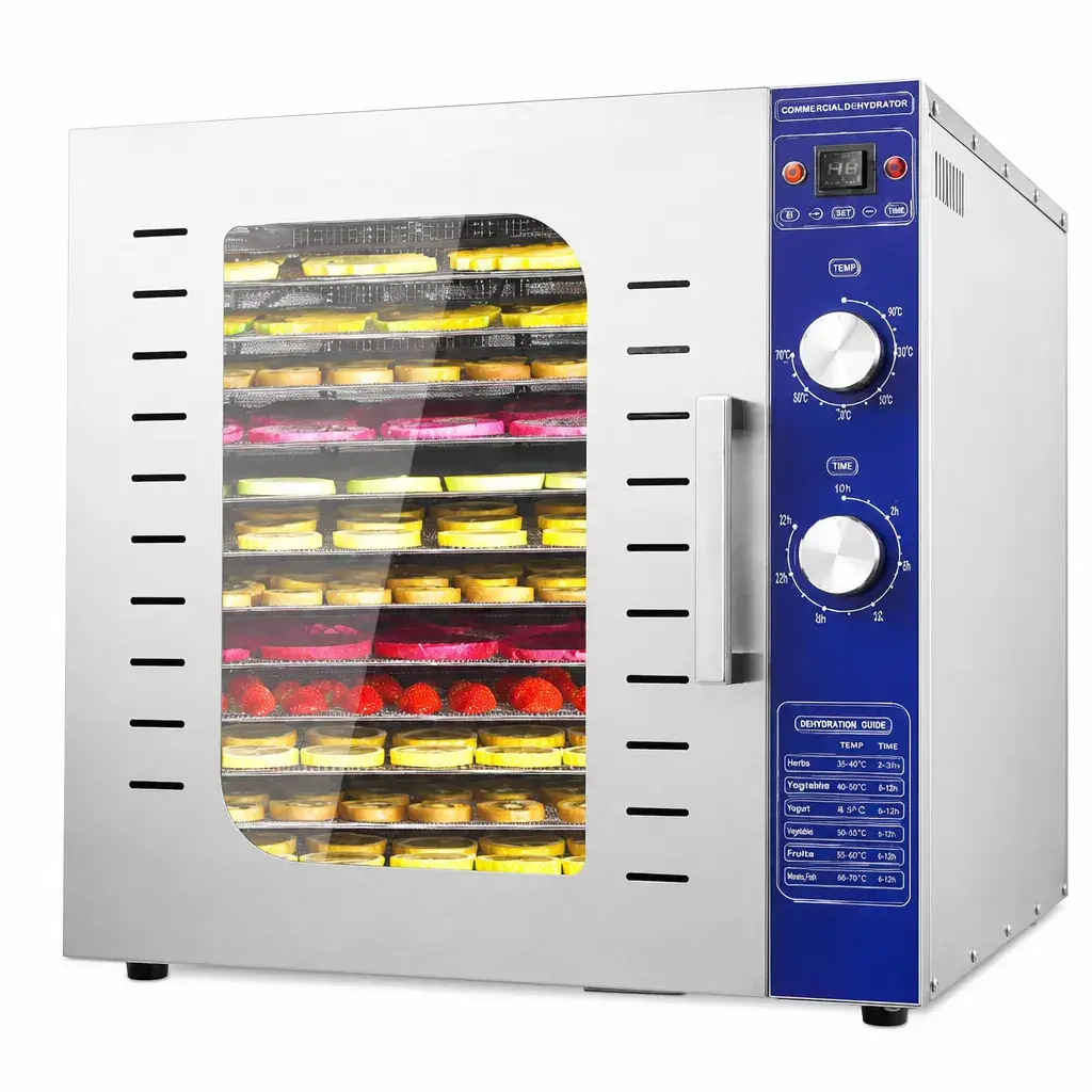 Deshidratador De Alimentos 12 Bandejas 38 X 46 X 31 Cm 110V Senzani