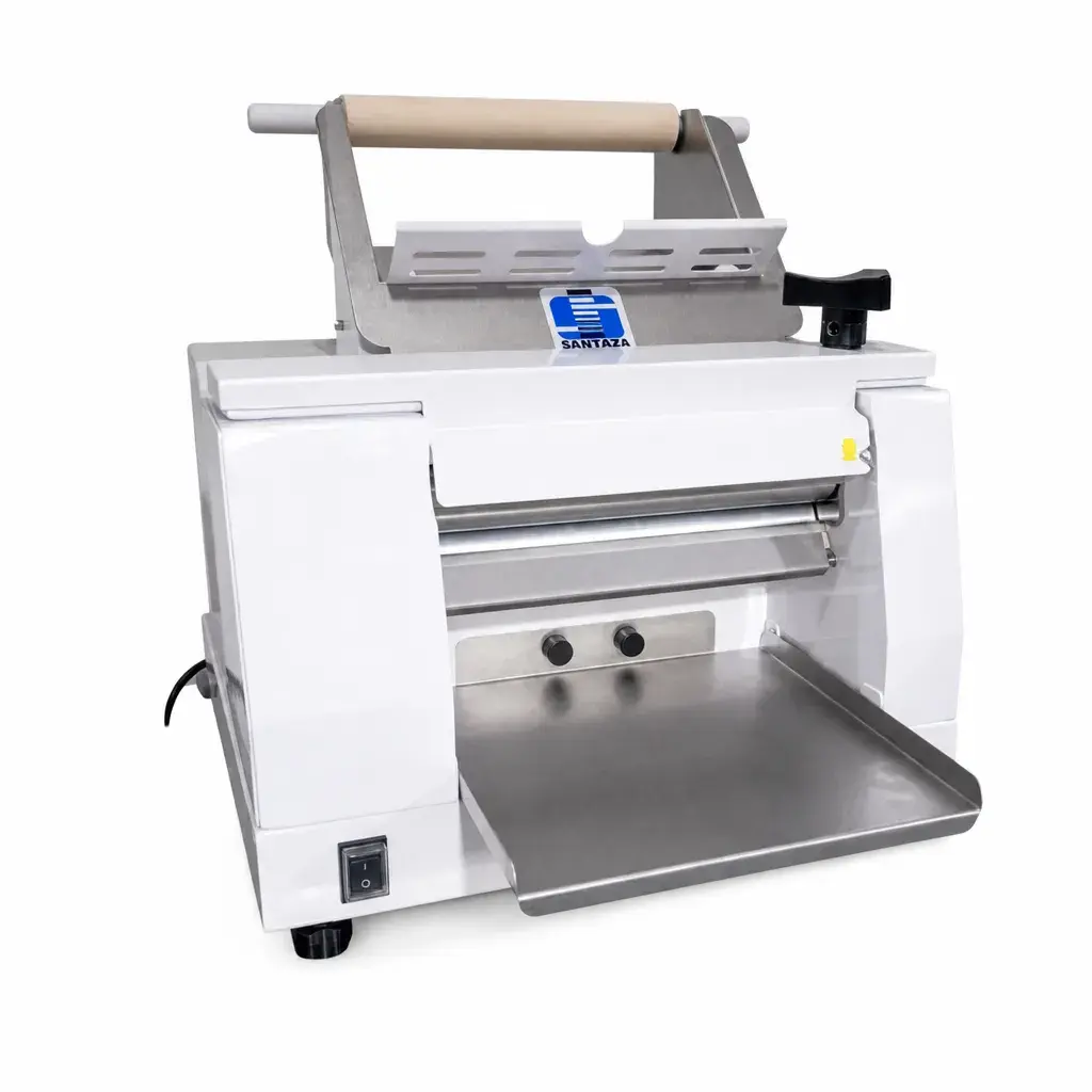 Laminadora Para Pasta Eléctrica En Acero Inoxidable 30 Cm Senzani
