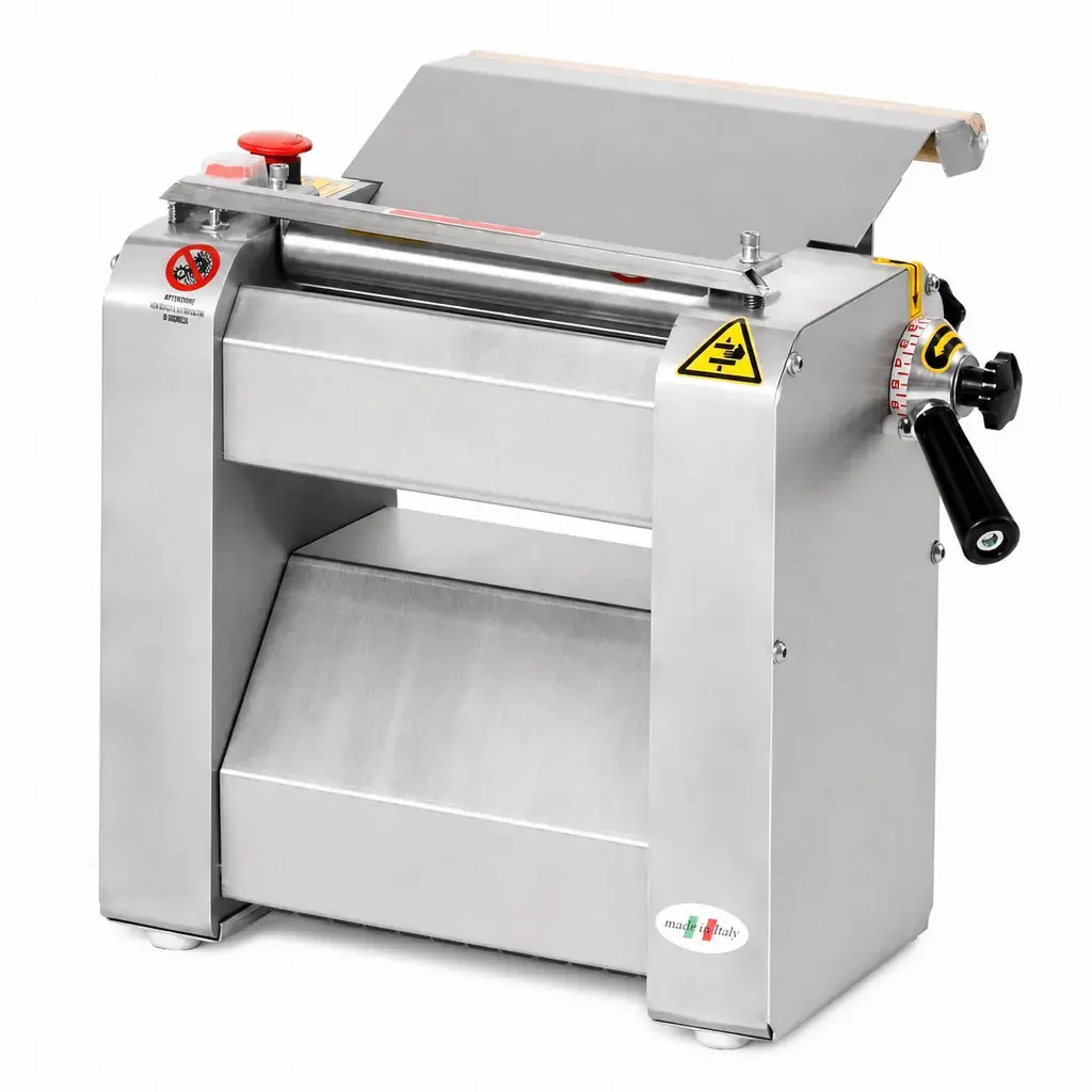 Laminadora Para Pasta Eléctrica En Acero Inoxidable 40 Cm Senzani
